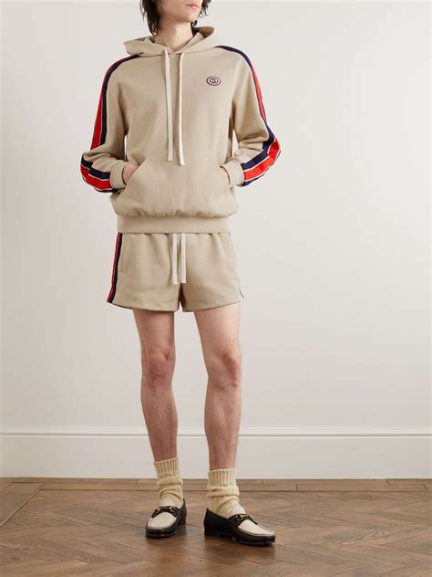 tan gucci hoodie|mr porter Gucci hoodie.